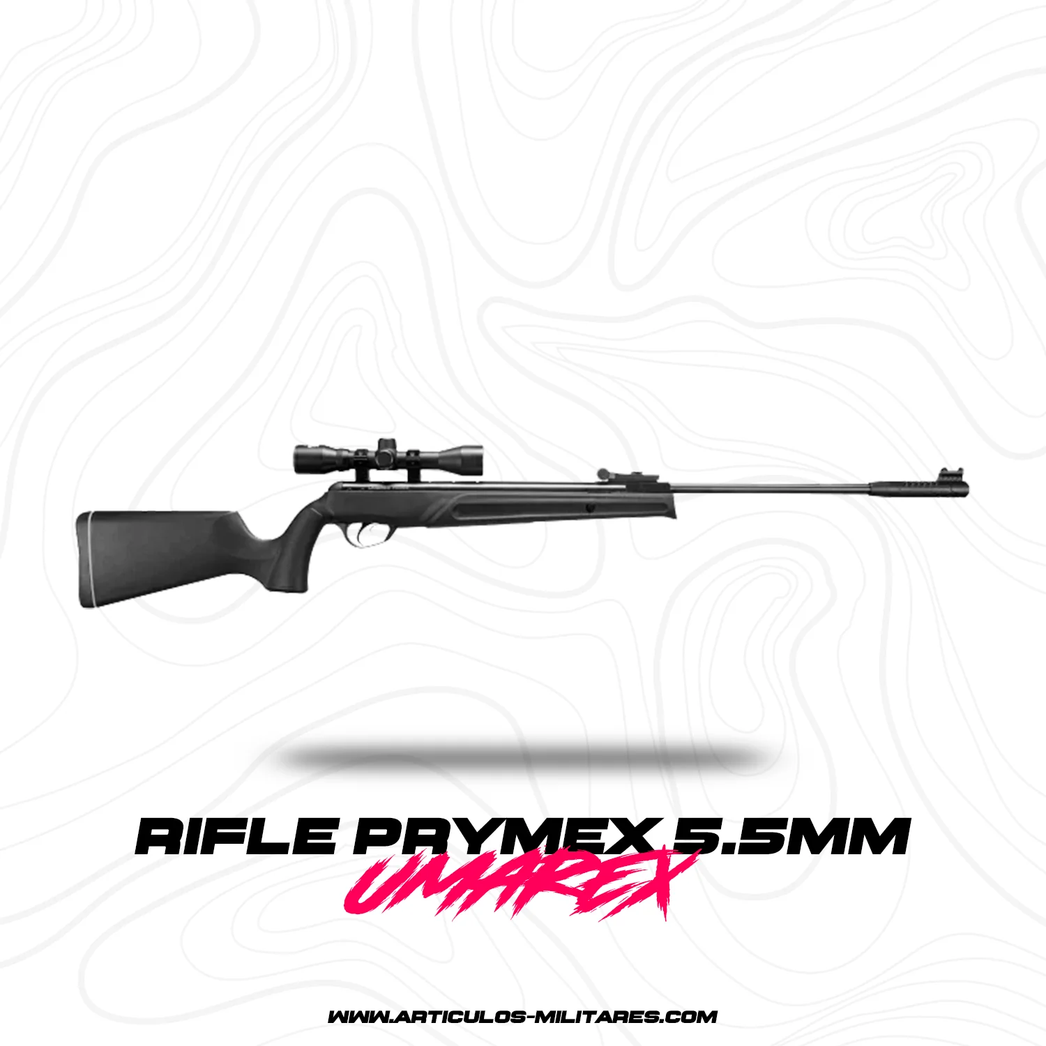 Rifle Prymex 5.5 mm + Mira Telescopica 4x32 Nitropiston UMAREX - Imagen 2